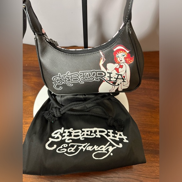 Ed Hardy Siberia hand bag NWOT comes with dust bag - Picture 8 of 10